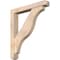 Ekena Millwork Funston Craftsman Smooth Bracket w/ Offset Brace, Douglas Fir, 5 1/2"W x 36"D x 40"H BKT0604X36X40FST04SDF - alternate 1